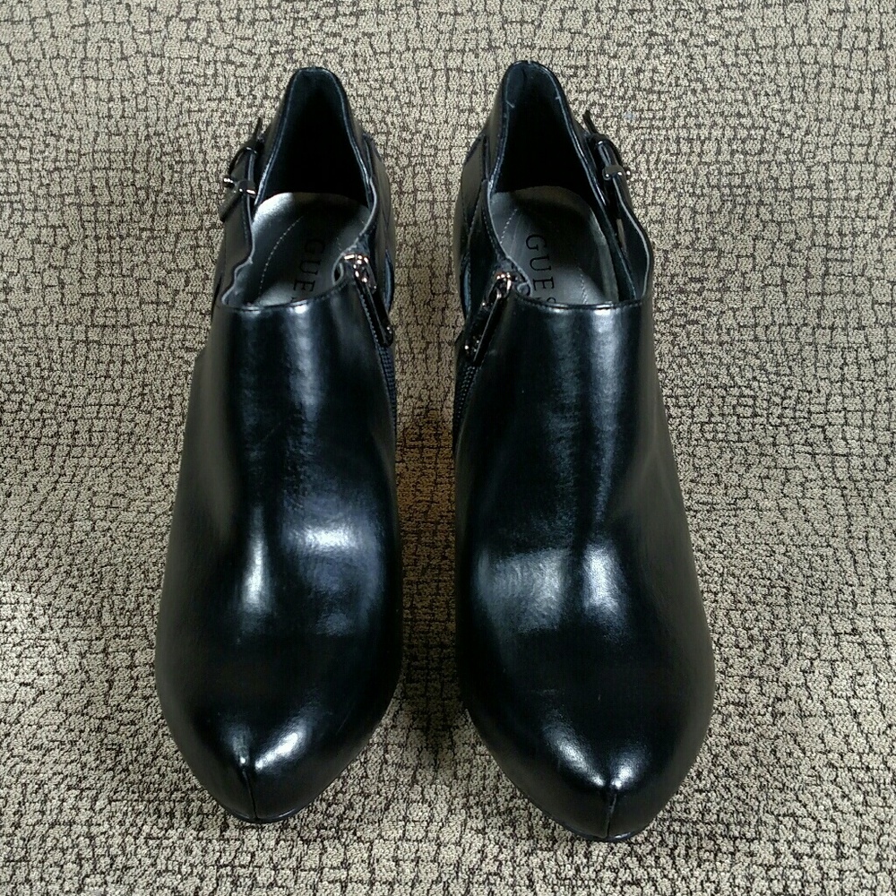 Guess Black Heeled Bootie